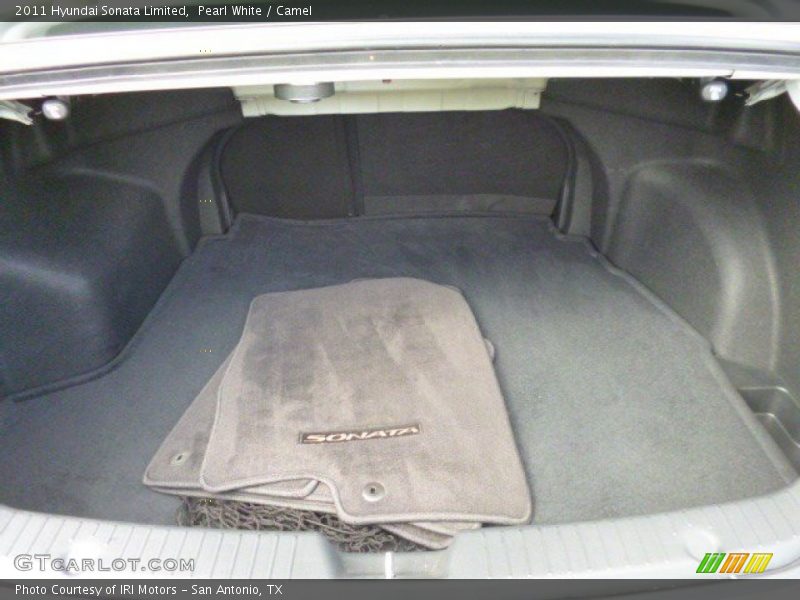 Pearl White / Camel 2011 Hyundai Sonata Limited
