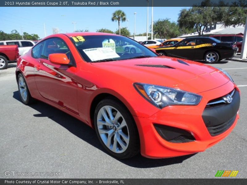 Tsukuba Red / Black Cloth 2013 Hyundai Genesis Coupe 2.0T