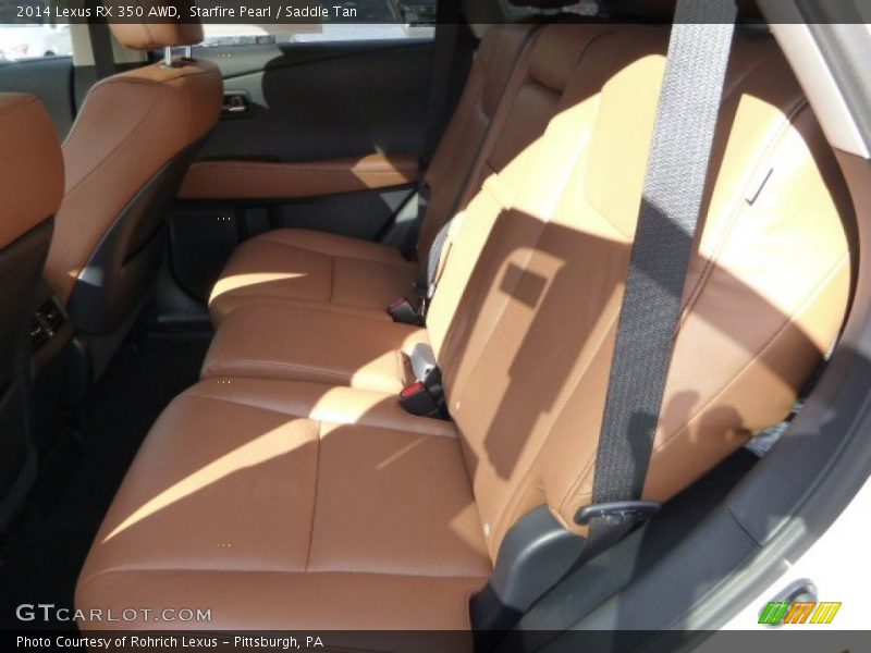Starfire Pearl / Saddle Tan 2014 Lexus RX 350 AWD