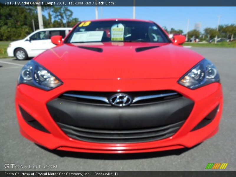 Tsukuba Red / Black Cloth 2013 Hyundai Genesis Coupe 2.0T