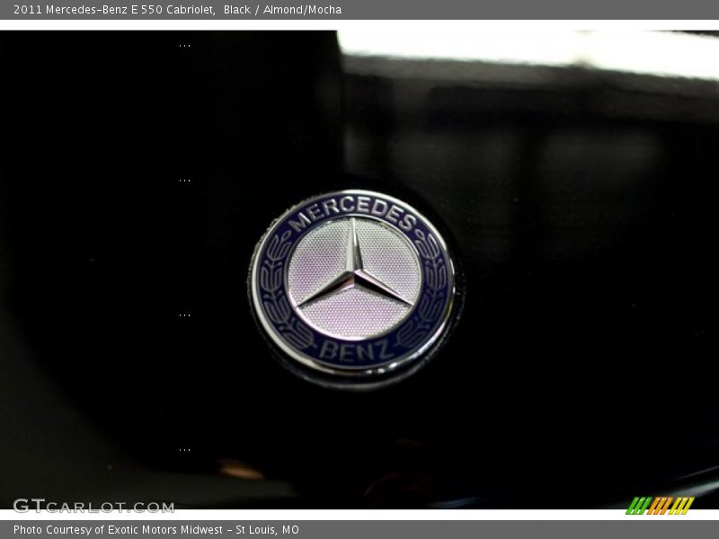 Black / Almond/Mocha 2011 Mercedes-Benz E 550 Cabriolet