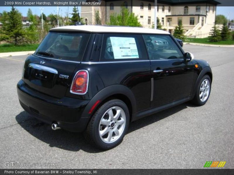 Midnight Black / Black/Grey 2009 Mini Cooper Hardtop