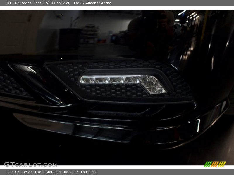 Black / Almond/Mocha 2011 Mercedes-Benz E 550 Cabriolet