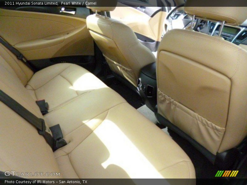 Pearl White / Camel 2011 Hyundai Sonata Limited