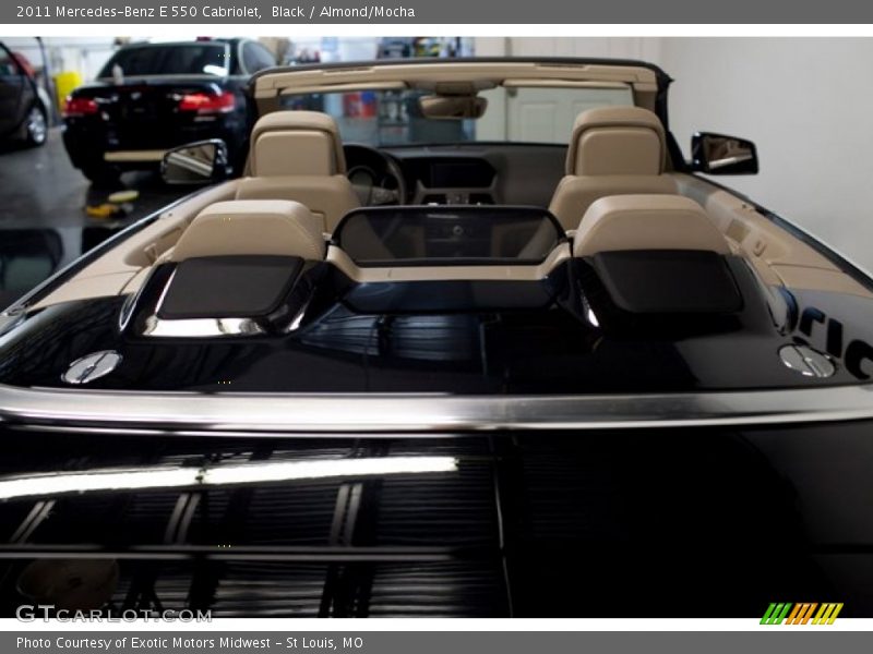 Black / Almond/Mocha 2011 Mercedes-Benz E 550 Cabriolet