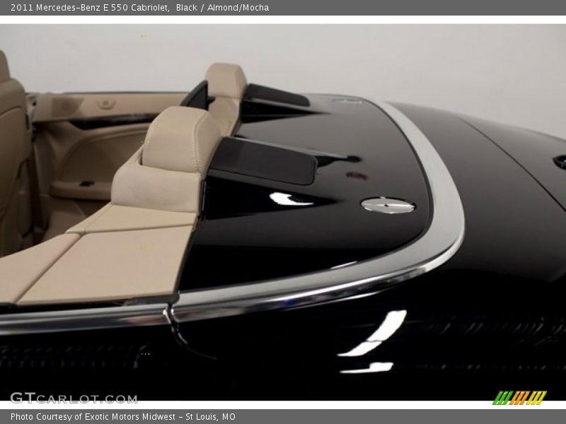 Black / Almond/Mocha 2011 Mercedes-Benz E 550 Cabriolet