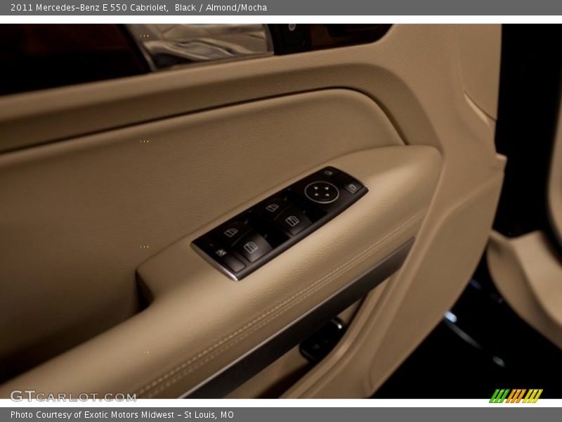 Black / Almond/Mocha 2011 Mercedes-Benz E 550 Cabriolet