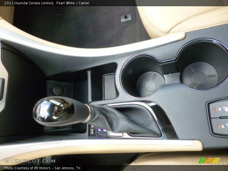 Pearl White / Camel 2011 Hyundai Sonata Limited