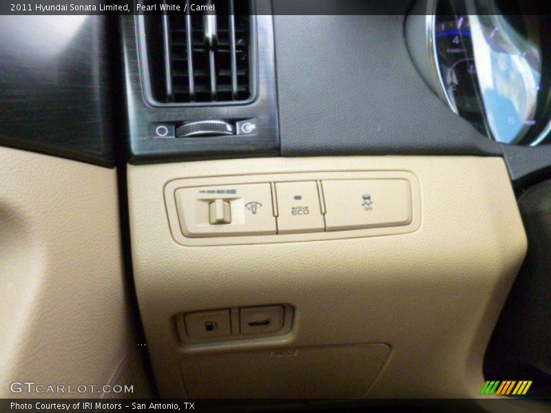 Pearl White / Camel 2011 Hyundai Sonata Limited