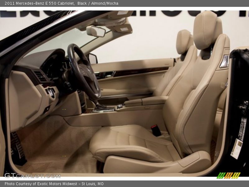 Black / Almond/Mocha 2011 Mercedes-Benz E 550 Cabriolet