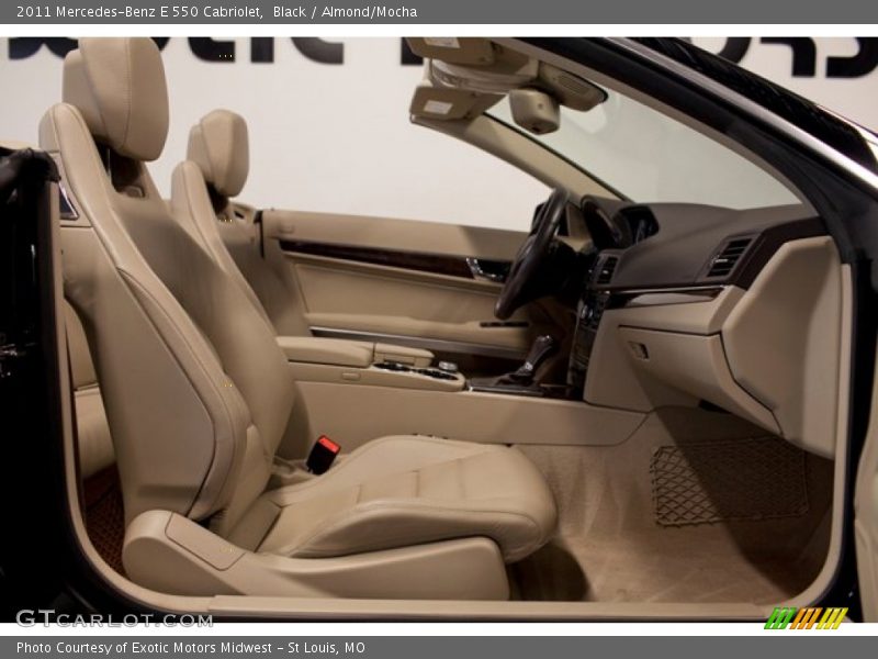 Black / Almond/Mocha 2011 Mercedes-Benz E 550 Cabriolet