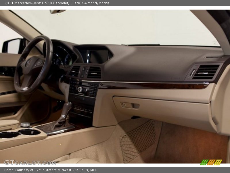 Black / Almond/Mocha 2011 Mercedes-Benz E 550 Cabriolet