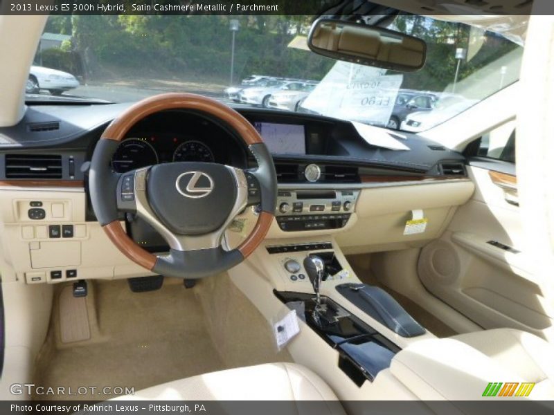 Satin Cashmere Metallic / Parchment 2013 Lexus ES 300h Hybrid