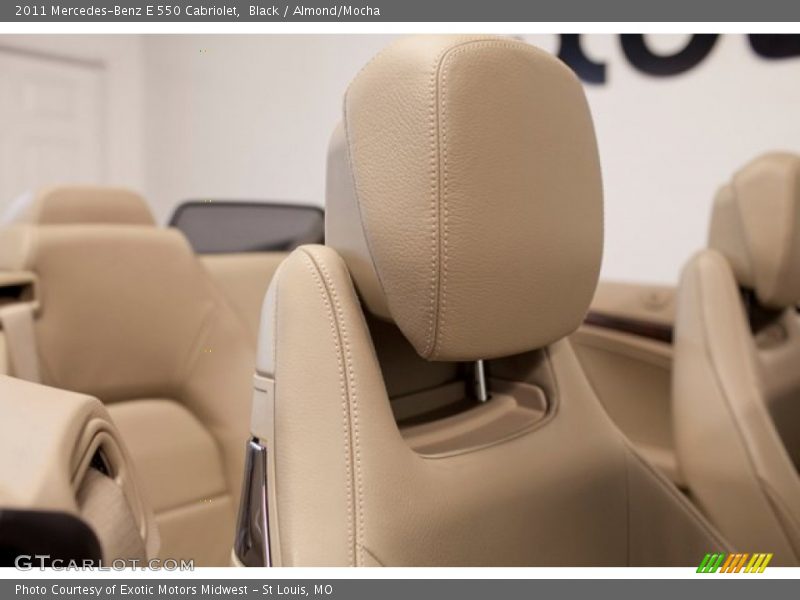 Black / Almond/Mocha 2011 Mercedes-Benz E 550 Cabriolet