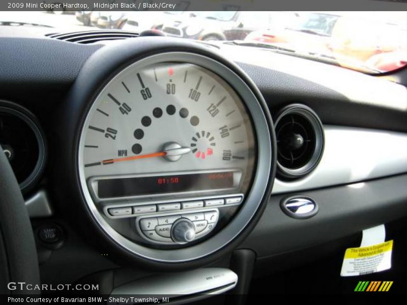 Midnight Black / Black/Grey 2009 Mini Cooper Hardtop