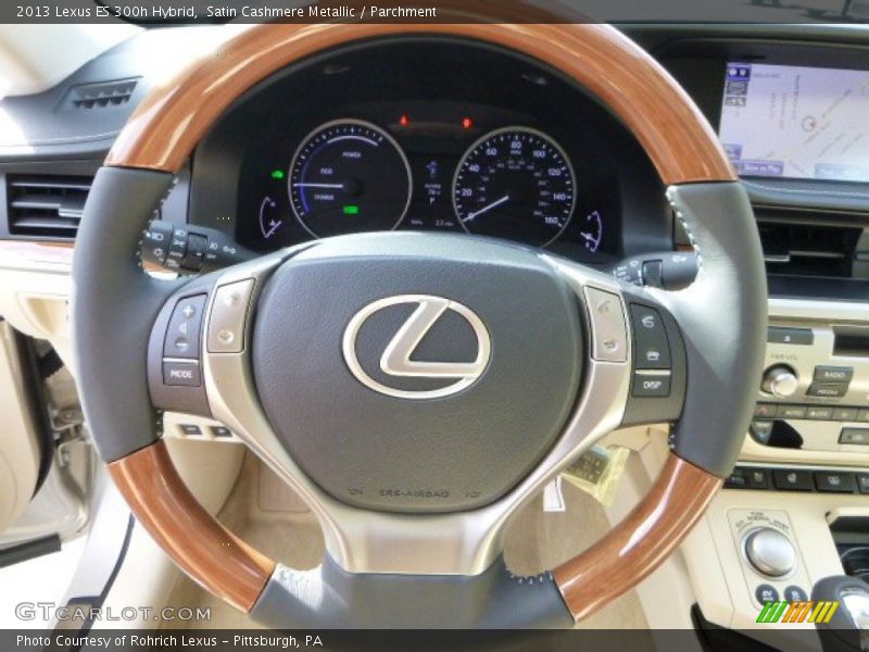 Satin Cashmere Metallic / Parchment 2013 Lexus ES 300h Hybrid