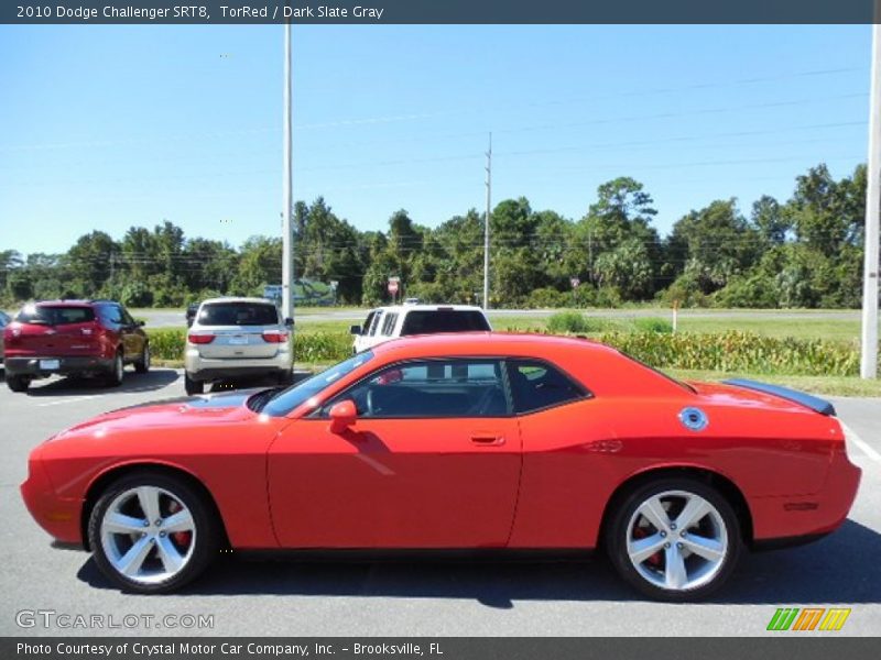 TorRed / Dark Slate Gray 2010 Dodge Challenger SRT8