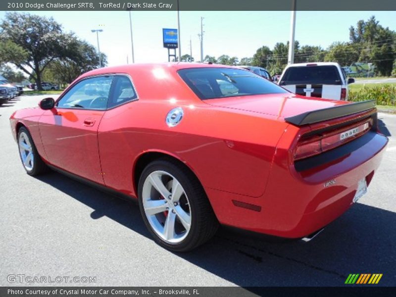 TorRed / Dark Slate Gray 2010 Dodge Challenger SRT8