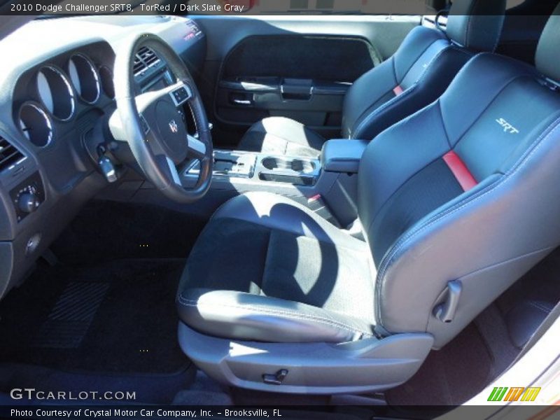 TorRed / Dark Slate Gray 2010 Dodge Challenger SRT8
