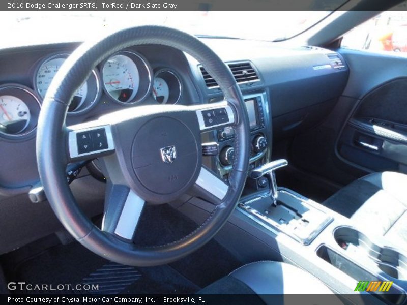TorRed / Dark Slate Gray 2010 Dodge Challenger SRT8