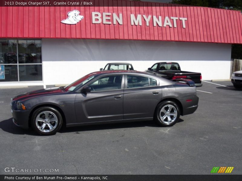 Granite Crystal / Black 2013 Dodge Charger SXT