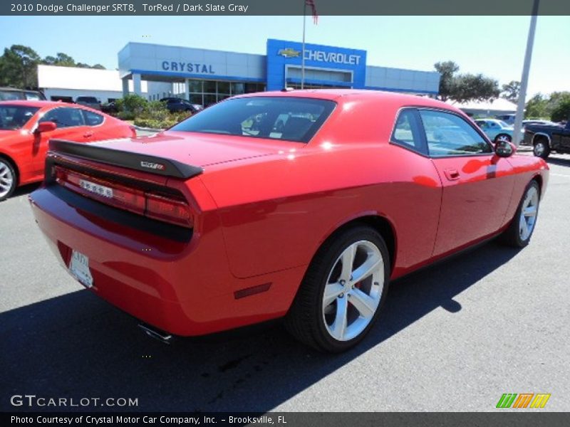 TorRed / Dark Slate Gray 2010 Dodge Challenger SRT8