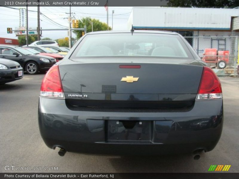 Ashen Gray Metallic / Gray 2013 Chevrolet Impala LS