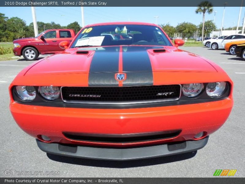 TorRed / Dark Slate Gray 2010 Dodge Challenger SRT8