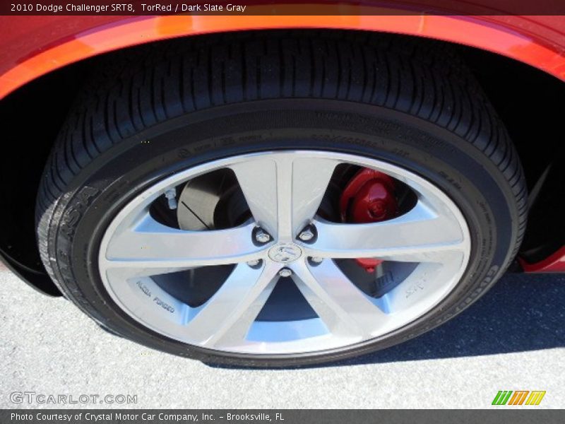 TorRed / Dark Slate Gray 2010 Dodge Challenger SRT8
