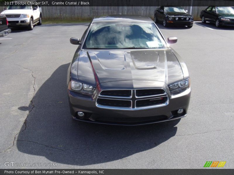 Granite Crystal / Black 2013 Dodge Charger SXT