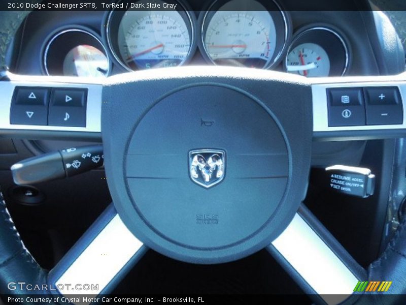 TorRed / Dark Slate Gray 2010 Dodge Challenger SRT8