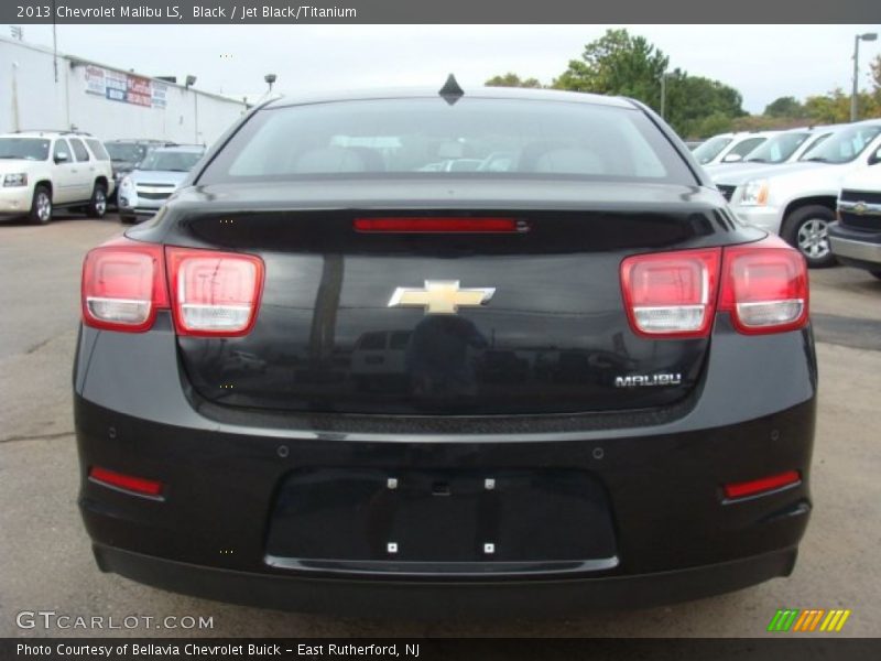 Black / Jet Black/Titanium 2013 Chevrolet Malibu LS