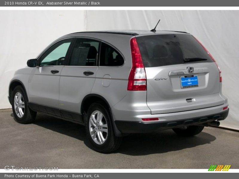 Alabaster Silver Metallic / Black 2010 Honda CR-V EX