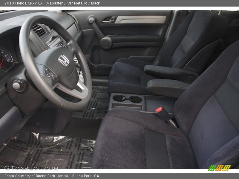 Alabaster Silver Metallic / Black 2010 Honda CR-V EX