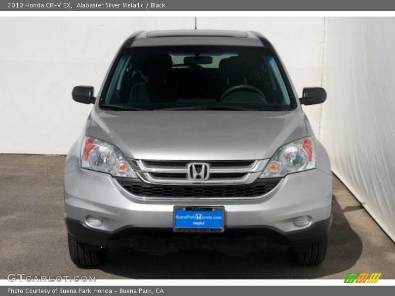 Alabaster Silver Metallic / Black 2010 Honda CR-V EX
