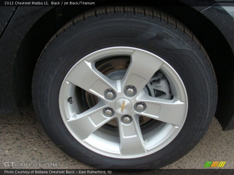 Black / Jet Black/Titanium 2013 Chevrolet Malibu LS