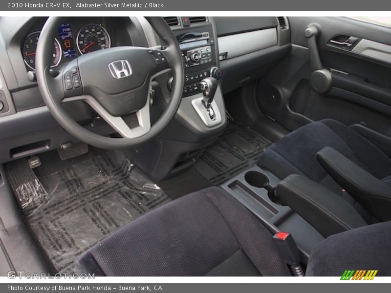 Alabaster Silver Metallic / Black 2010 Honda CR-V EX