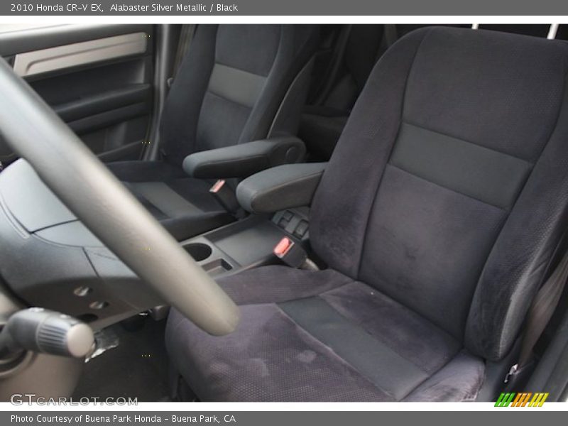 Alabaster Silver Metallic / Black 2010 Honda CR-V EX
