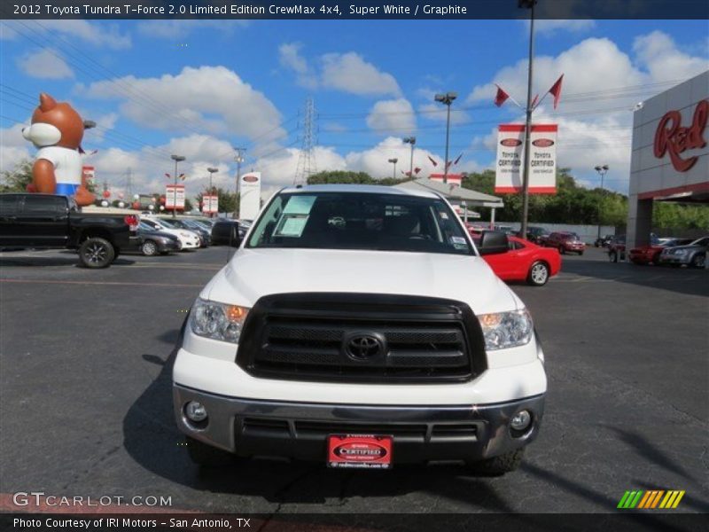 Super White / Graphite 2012 Toyota Tundra T-Force 2.0 Limited Edition CrewMax 4x4