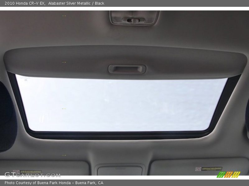Alabaster Silver Metallic / Black 2010 Honda CR-V EX