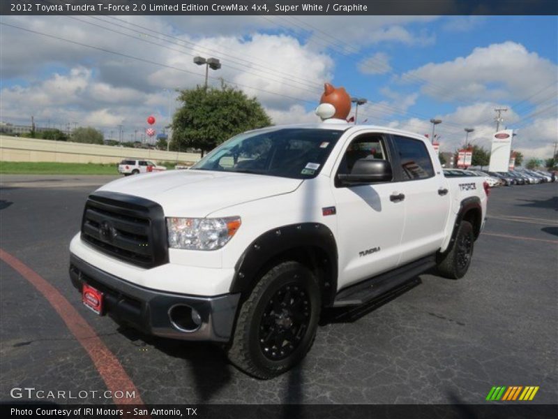 Super White / Graphite 2012 Toyota Tundra T-Force 2.0 Limited Edition CrewMax 4x4