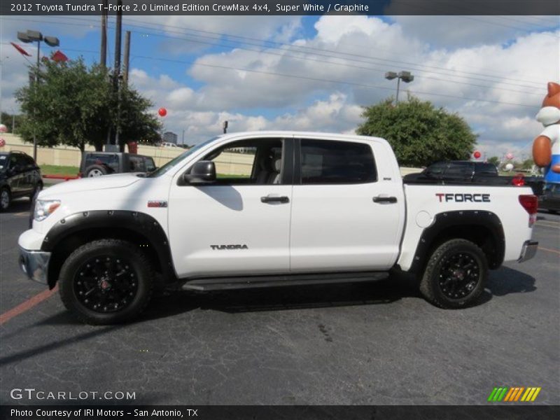 Super White / Graphite 2012 Toyota Tundra T-Force 2.0 Limited Edition CrewMax 4x4