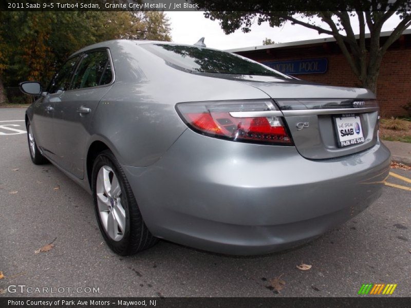 Granite Grey Metallic / Jet Black 2011 Saab 9-5 Turbo4 Sedan