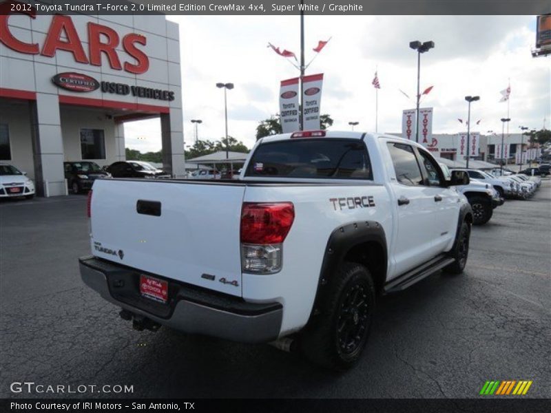 Super White / Graphite 2012 Toyota Tundra T-Force 2.0 Limited Edition CrewMax 4x4