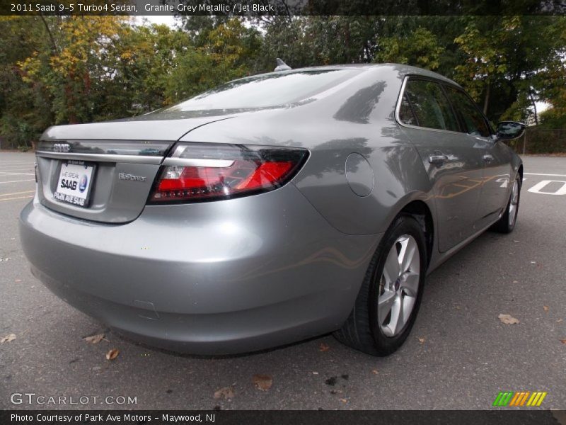 Granite Grey Metallic / Jet Black 2011 Saab 9-5 Turbo4 Sedan