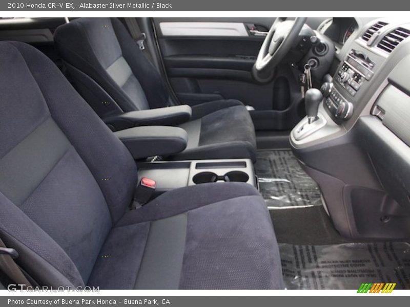 Alabaster Silver Metallic / Black 2010 Honda CR-V EX