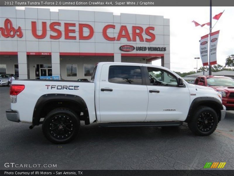 Super White / Graphite 2012 Toyota Tundra T-Force 2.0 Limited Edition CrewMax 4x4