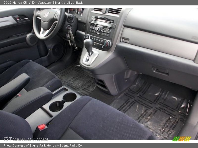 Alabaster Silver Metallic / Black 2010 Honda CR-V EX