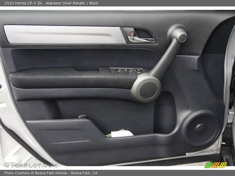 Alabaster Silver Metallic / Black 2010 Honda CR-V EX