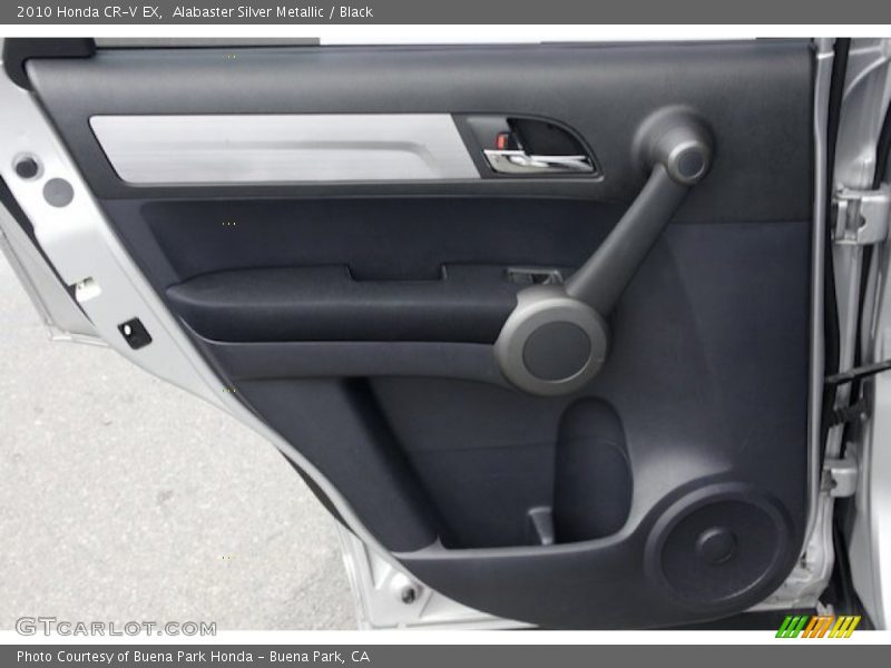 Alabaster Silver Metallic / Black 2010 Honda CR-V EX